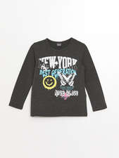 تی شرت آستین بلند بچه‌گانه ال سی وایکیکی