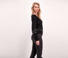 پلیور سیاه پلیور زنانه گس