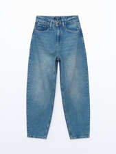 شلوار جین آبی شلوار جین زنانه ال سی وایکیکی