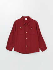 پیراهن آستین بلند زرشکی پیراهن آستین بلند بچهگانه ال سی وایکیکی