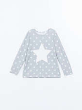 تی شرت آستین بلند بچه‌گانه ال سی وایکیکی