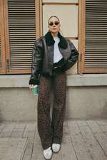 شلوار جین قهوه ای شلوار جین زنانه  میلا