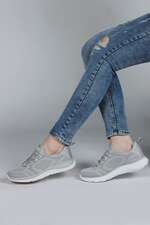 کتانی (اسنیکرز) طوسی کتانی (اسنیکرز) زنانه جامپ