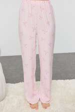 ست لباس راحتی صورتی ست لباس راحتی زنانه  میلا