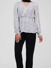 بلوز سفید بلوز زنانه بُـرنُس