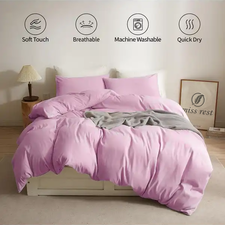 ست روتختی و روبالشی صورتی ست روتختی و روبالشی مردانه / زنانه میس رست