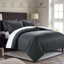 ست روتختی و روبالشی طوسی ست روتختی و روبالشی مردانه / زنانه میس رست