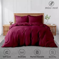 ست روتختی و روبالشی زرشکی ست روتختی و روبالشی مردانه / زنانه میس رست