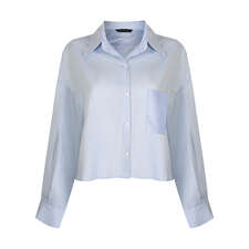 شومیز آبی شومیز زنانه هوگرو