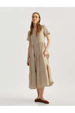 پیراهن رسمی زنانه کوتون 5SAL80065IW 6551873