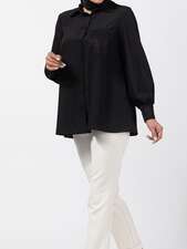 بلوز سیاه بلوز زنانه بُـرنُس