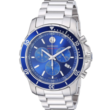 ساعت مچی عقربه ای نقره ای ساعت مچی عقربه ای مردانه موادو