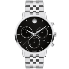 ساعت مچی عقربه ای نقره ای ساعت مچی عقربه ای مردانه موادو