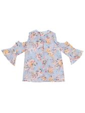 بلوز آبی بلوز زنانه بُـرنُس