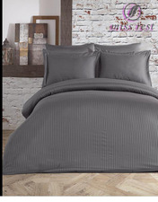 ست روتختی و روبالشی طوسی ست روتختی و روبالشی مردانه / زنانه میس رست