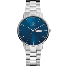 ساعت مچی عقربه ای نقره ای ساعت مچی عقربه ای مردانه دنیش دیزاین