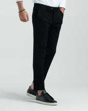 شلوار کتان سیاه شلوار کتان مردانه ام کی کالکشن