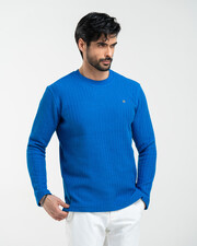 پلیور آبی پلیور مردانه ام کی کالکشن