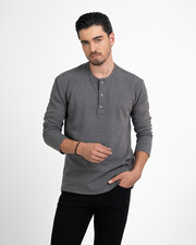 پلیور طوسی پلیور مردانه ام کی کالکشن