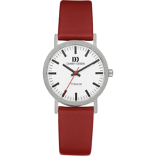 ساعت مچی عقربه ای قرمز ساعت مچی عقربه ای زنانه دنیش دیزاین