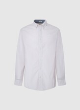 پیراهن آستین بلند سفید پیراهن آستین بلند مردانه پ پ جینز