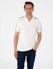 پولو شرت سفید پولو شرت مردانه پیر کاردین