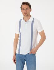 پولو شرت سفید پولو شرت مردانه پیر کاردین