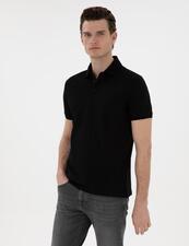 پولو شرت سیاه پولو شرت مردانه پیر کاردین