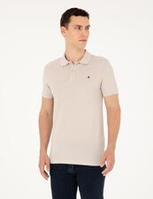 پولو شرت کرم پولو شرت مردانه پیر کاردین