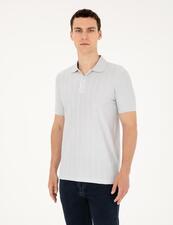 پولو شرت سفید پولو شرت مردانه پیر کاردین