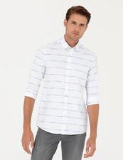 پیراهن آستین بلند مردانه پیر کاردین