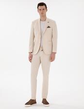 کت و شلوار کرم کت و شلوار مردانه پیر کاردین