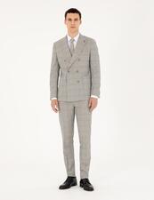 کت و شلوار طوسی کت و شلوار مردانه پیر کاردین