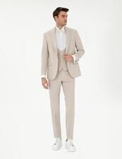 کت و شلوار کرم کت و شلوار مردانه پیر کاردین