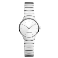 ساعت مچی عقربه ای نقره ای ساعت مچی عقربه ای زنانه دنیش دیزاین