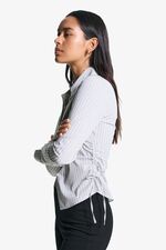 شومیز طوسی شومیز زنانه برشکا