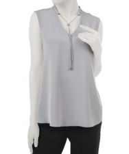 تاپ تمام تنه طوسی تاپ تمام تنه زنانه فلاویا