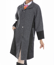 پالتو طوسی پالتو زنانه فلاویا