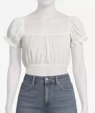 تاپ نیم تنه سفید تاپ نیم تنه زنانه وینکلر