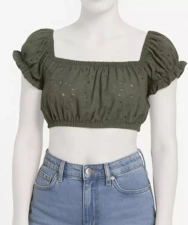 تاپ نیم تنه سبز تاپ نیم تنه زنانه وینکلر