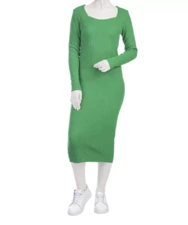 پیراهن روزمره سبز پیراهن روزمره زنانه وینکلر