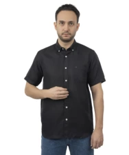 پیراهن آستین کوتاه سیاه پیراهن آستین کوتاه مردانه وینترهارت