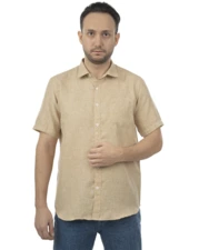 پیراهن آستین کوتاه کرم پیراهن آستین کوتاه مردانه وینترهارت