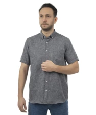 پیراهن آستین کوتاه طوسی پیراهن آستین کوتاه مردانه وینترهارت