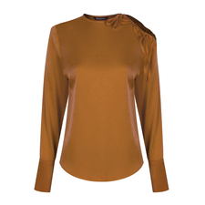 شومیز قهوه ای شومیز زنانه هوگرو