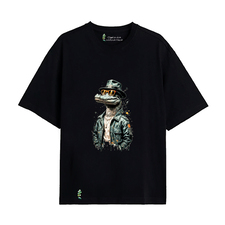 تی شرت آستین کوتاه سیاه تی شرت آستین کوتاه مردانه / زنانه سارا خلیلاوی