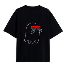 تی شرت آستین کوتاه سیاه تی شرت آستین کوتاه مردانه / زنانه سارا خلیلاوی