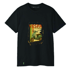 تی شرت آستین کوتاه سیاه تی شرت آستین کوتاه مردانه / زنانه سارا خلیلاوی