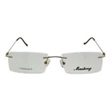 عینک طبی طلایی عینک طبی مردانه / زنانه موستانگ