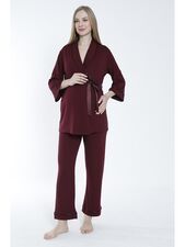 پیراهن بارداری زرشکی پیراهن بارداری زنانه ال سی وایکیکی